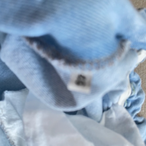 Blue Wide Leg Women High Rise Jeans Size  46 = US 14 or 16 - Picture 8 of 9